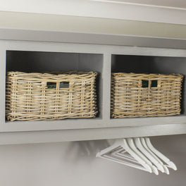 Rattan Shelf Storage Basket