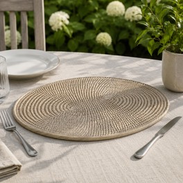 Marbury Oval Rattan Placemat - Set of 2