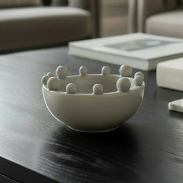 Mini Beige Bobble Bowl
