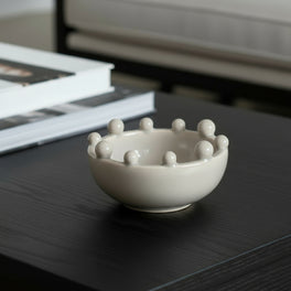 Mini Beige Bobble Bowl