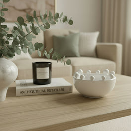 Mini White Bobble Bowl