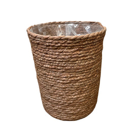 Sample Sale Seagrass Lined Planter Small