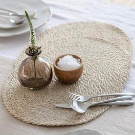 Oval Jute Woven Placemats
