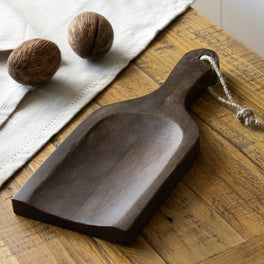 Rustic Wood Paddle Scoop