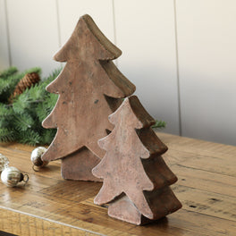 Terracotta Effect Christmas Tree Ornament