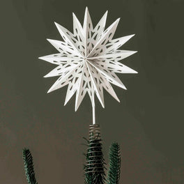 Warm White Star Tree Topper