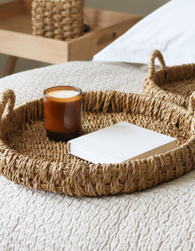 Bibury Round Seagrass Tray