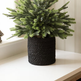 Black Jute Plant Pot
