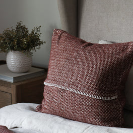 Fig Woven Wool Cushion