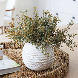 Faux Eucalyptus Bush