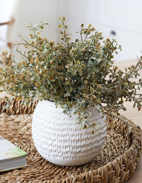 Faux Eucalyptus Bush