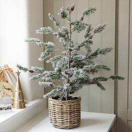 Faux Snowy Alpine Tree