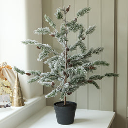 Faux Snowy Alpine Tree