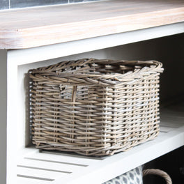 Slight Second Deep Rattan Rectangular Basket