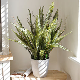 Large Faux Fern In Pot