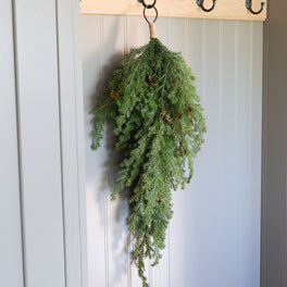 Large Faux Fir Christmas Swag