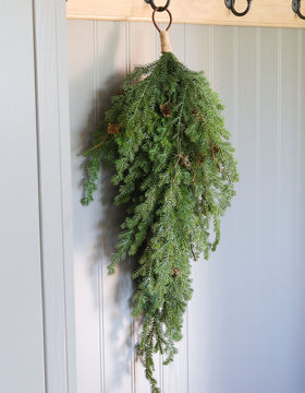 Large Faux Fir Christmas Swag