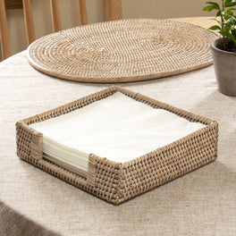Slight Second Marbury Rattan Napkin Holder