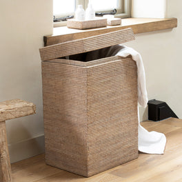 Slight Second Marbury Rectangle Rattan Laundry Basket