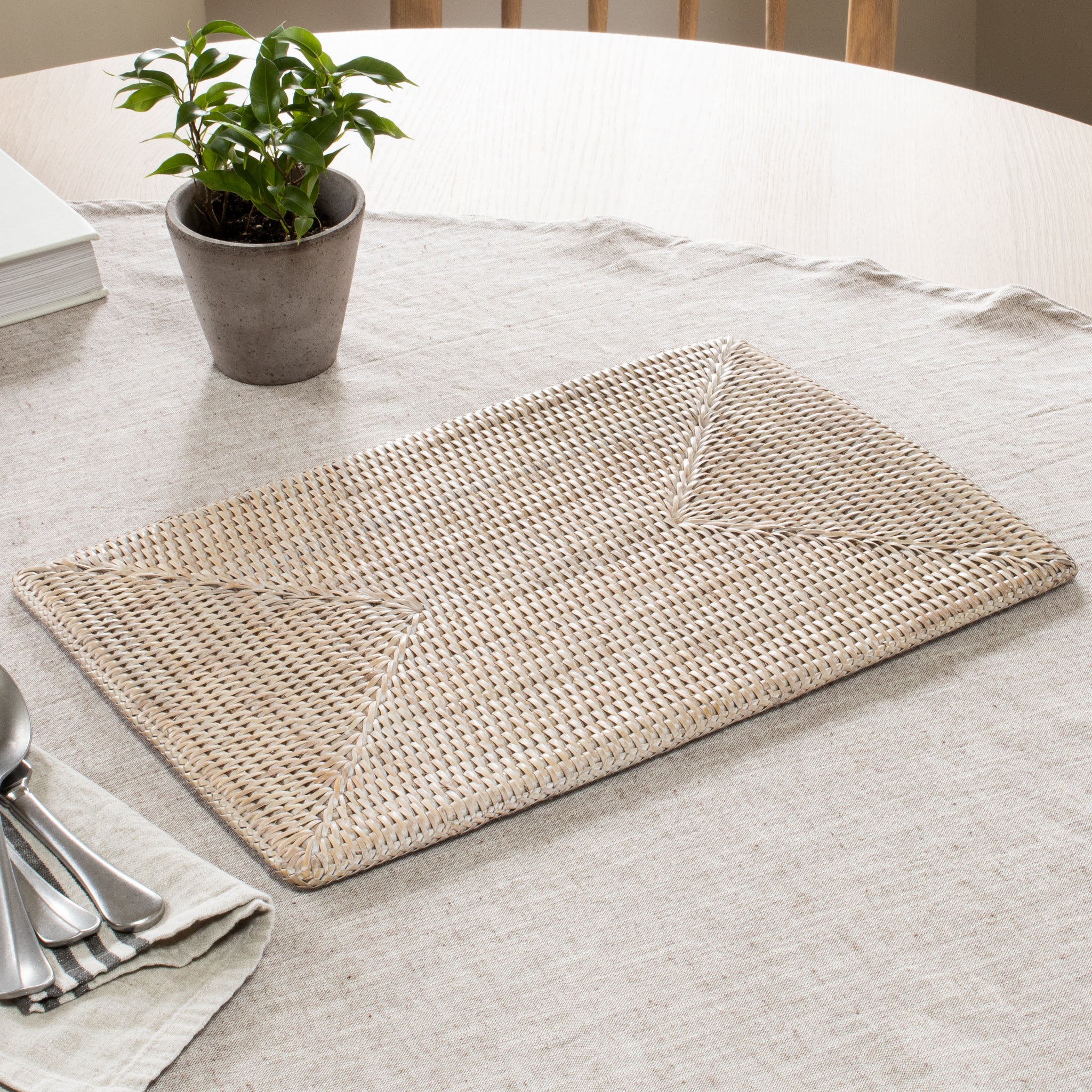 Marbury Rectangle Rattan Placemat - Marquis & Dawe