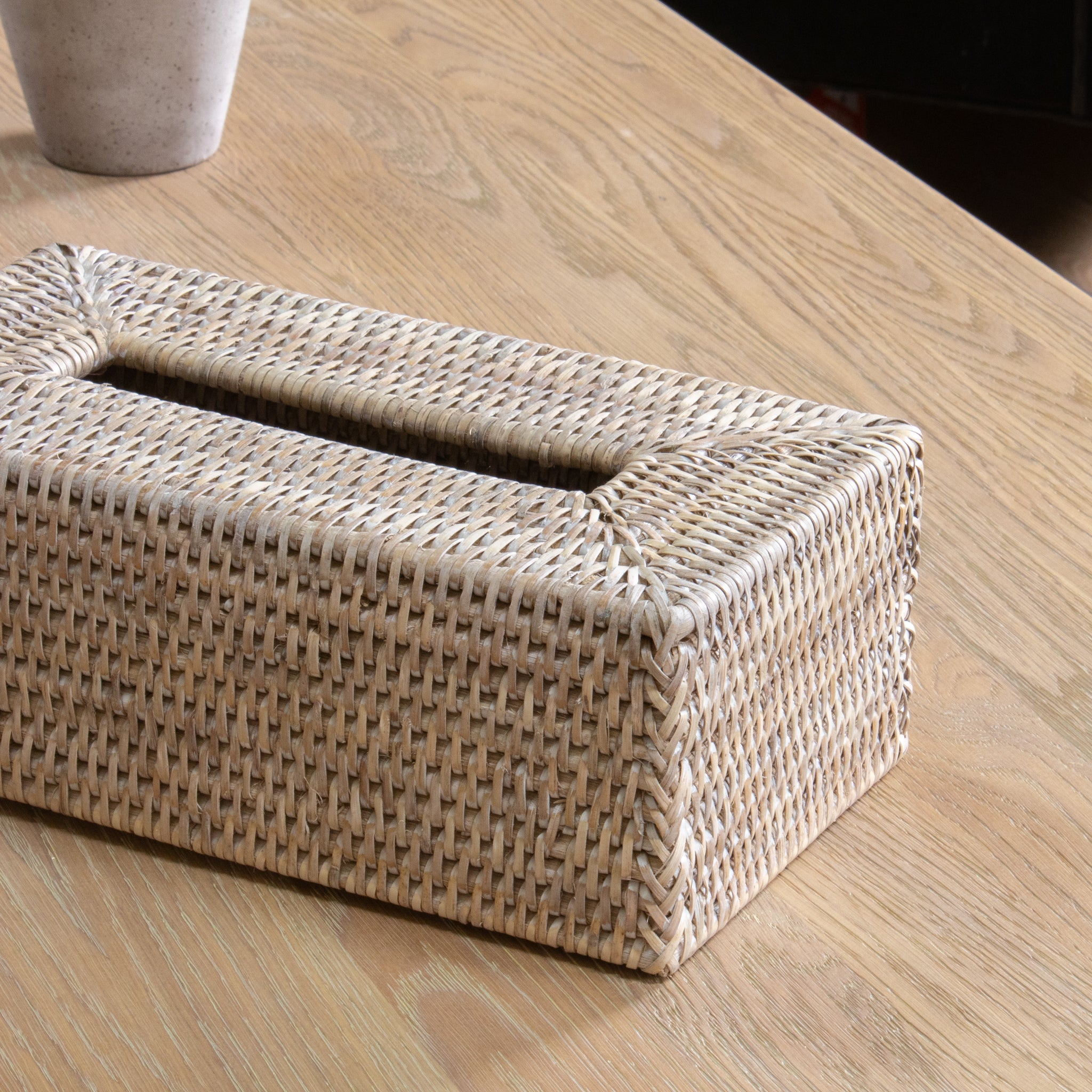 Rectangular Tissue Boxes Marbury Rectangle Rattan Tissue Box Cover - Marquis & Dawe