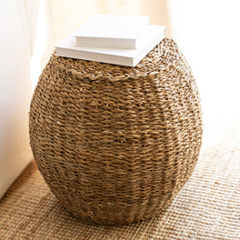 Natural Seagrass Stool