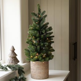Pre-Lit 3ft Artificial Christmas Tree