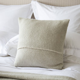 Putty Woven Wool Cushion