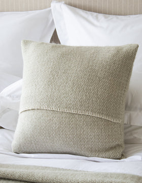 Putty Woven Wool Cushion