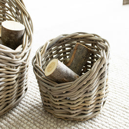 Rattan Kindling Basket