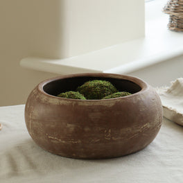 Round Terracotta Planter Bowl