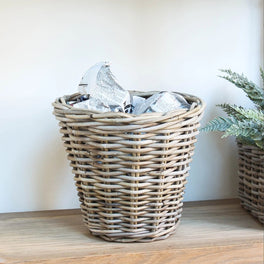 Slight Second Tapered Rattan Bin
