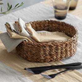 Round Seagrass Storage Basket