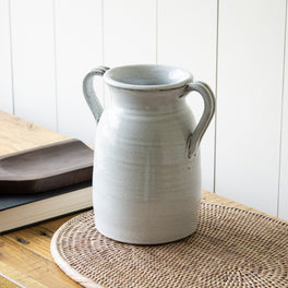 Rustic Ceramic Urn Vase