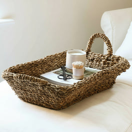 Chunky Seagrass Basket Tray