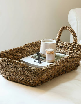 Chunky Seagrass Basket Tray