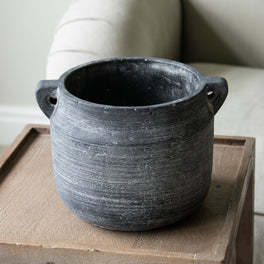 Stoneware Pot With Handles