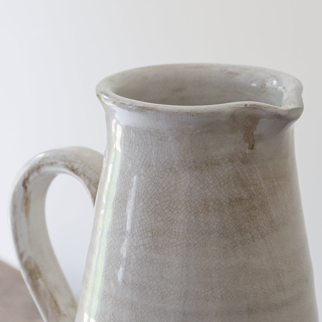 Tall Distressed Stoneware Vase - Marquis & Dawe