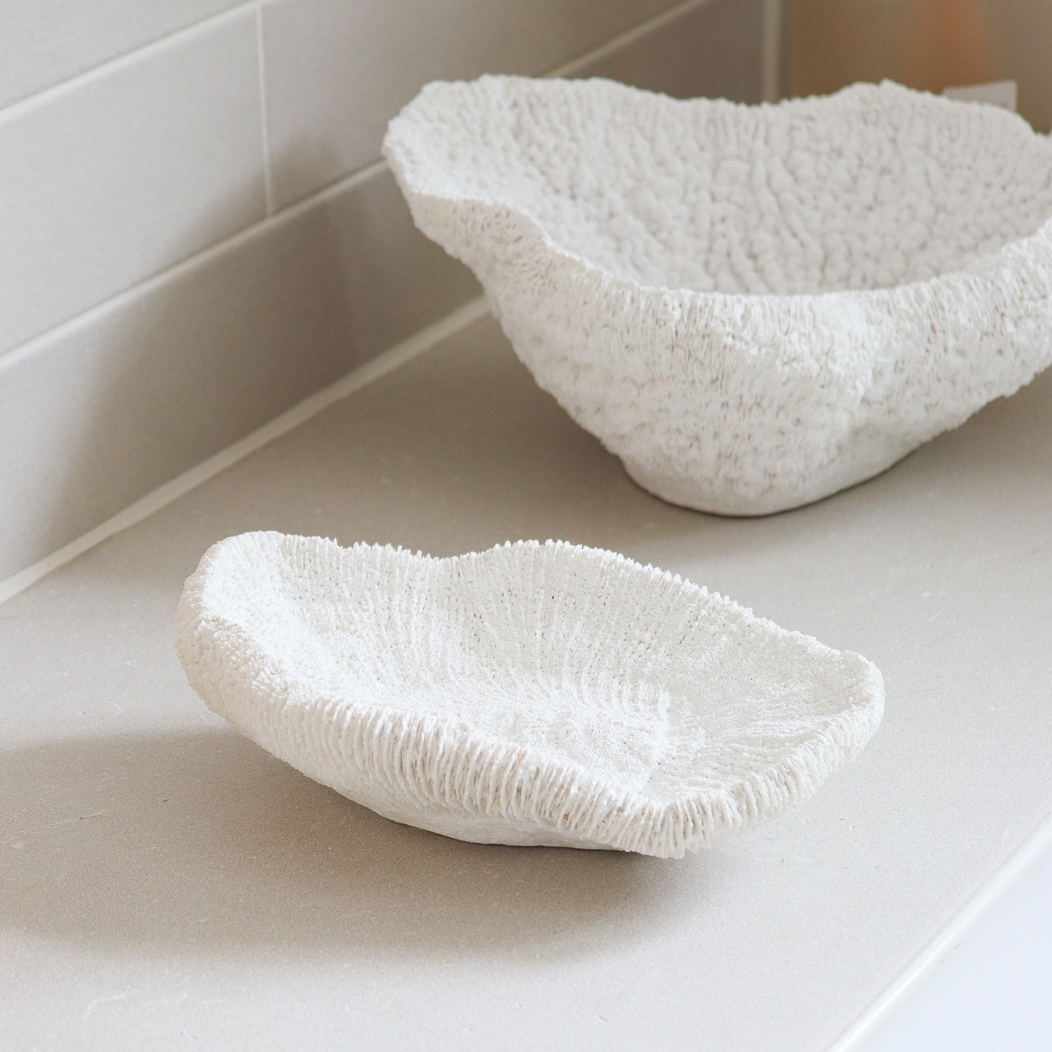 Decorative White Coral Bowl - Marquis & Dawe