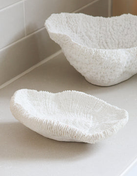 White Coral Decorative Dish