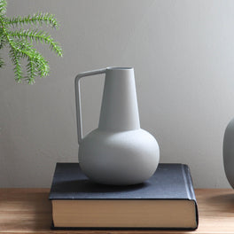 Small Grey Textured Vase