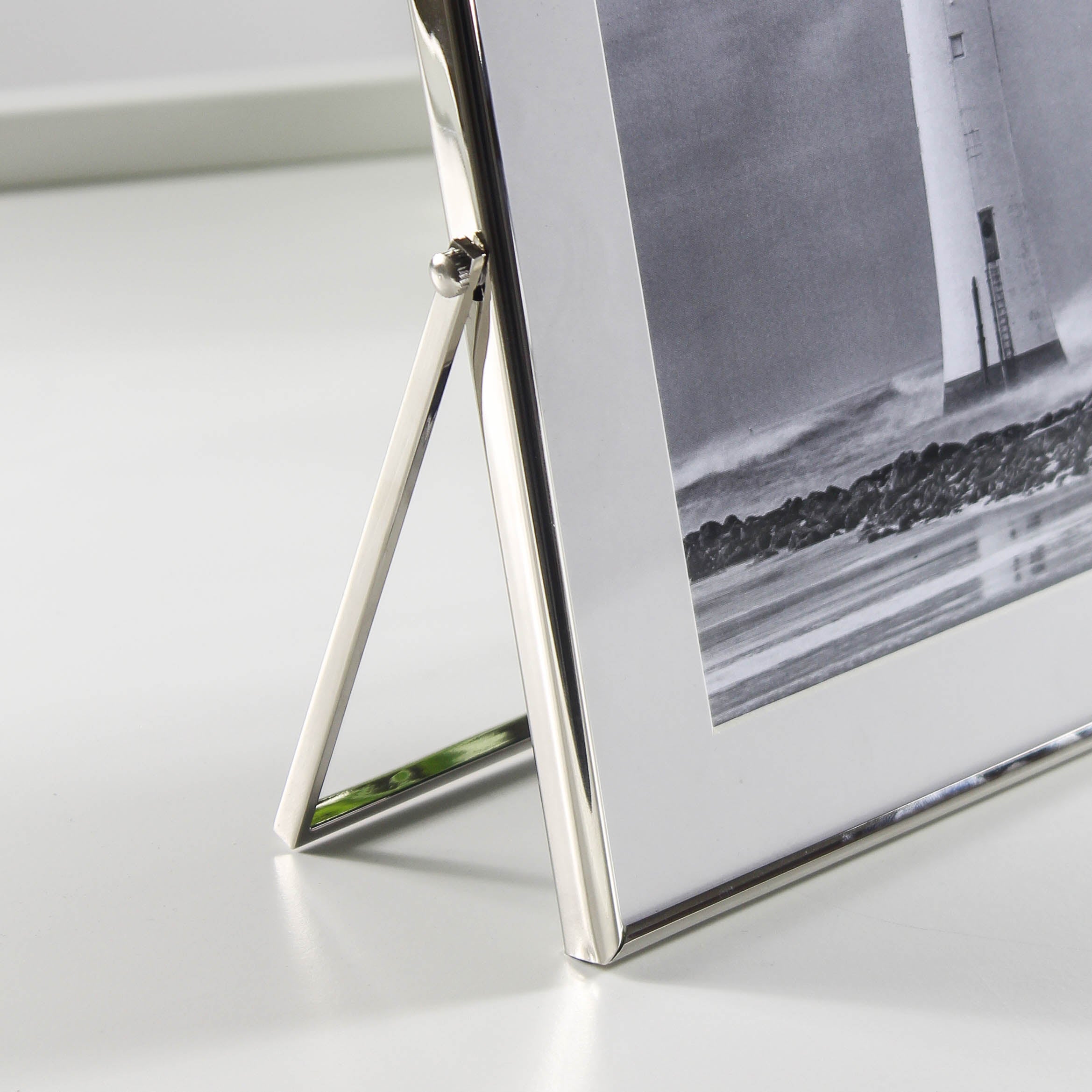 5x7 Silver Photo Frame Beautiful Modern Silver Desk Photo Frames