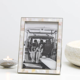 Mother Of Pearl Photo Frame 5x7"