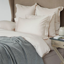 Perfectly Pale Organic Cotton Sateen Bedding