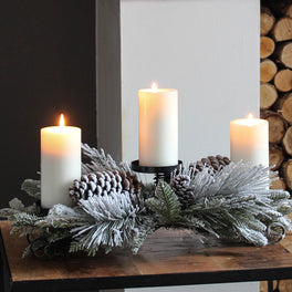 Pinecone Candle Holder Centrepiece