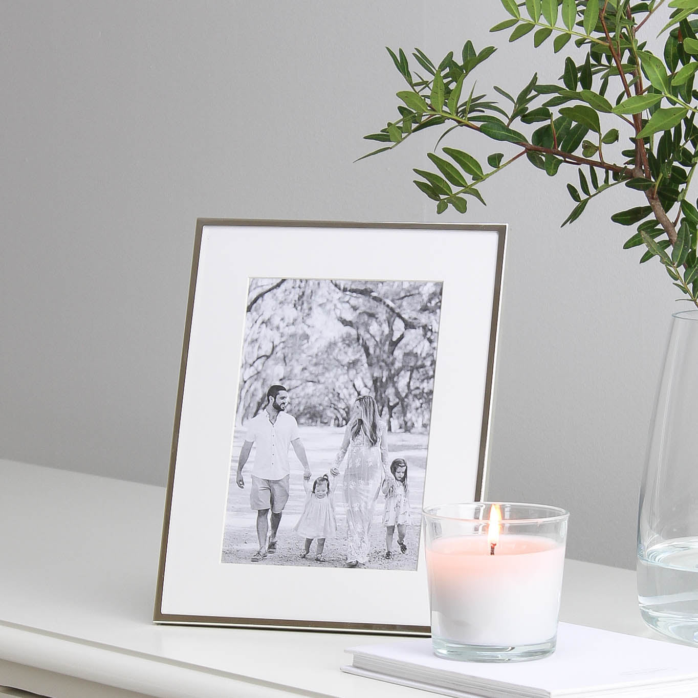 Silver Fine Photo Frame Silver Frames 5 x 7 " Marquis & Dawe