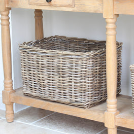 Rattan Rectangular Storage Basket