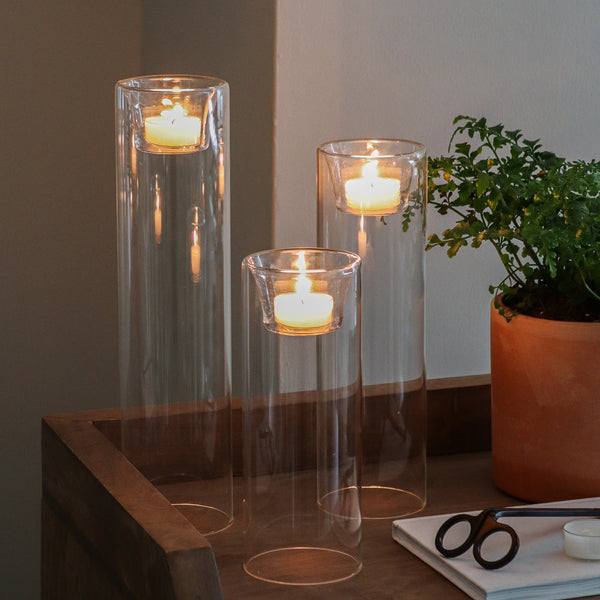 Tall tea deals light candle holders