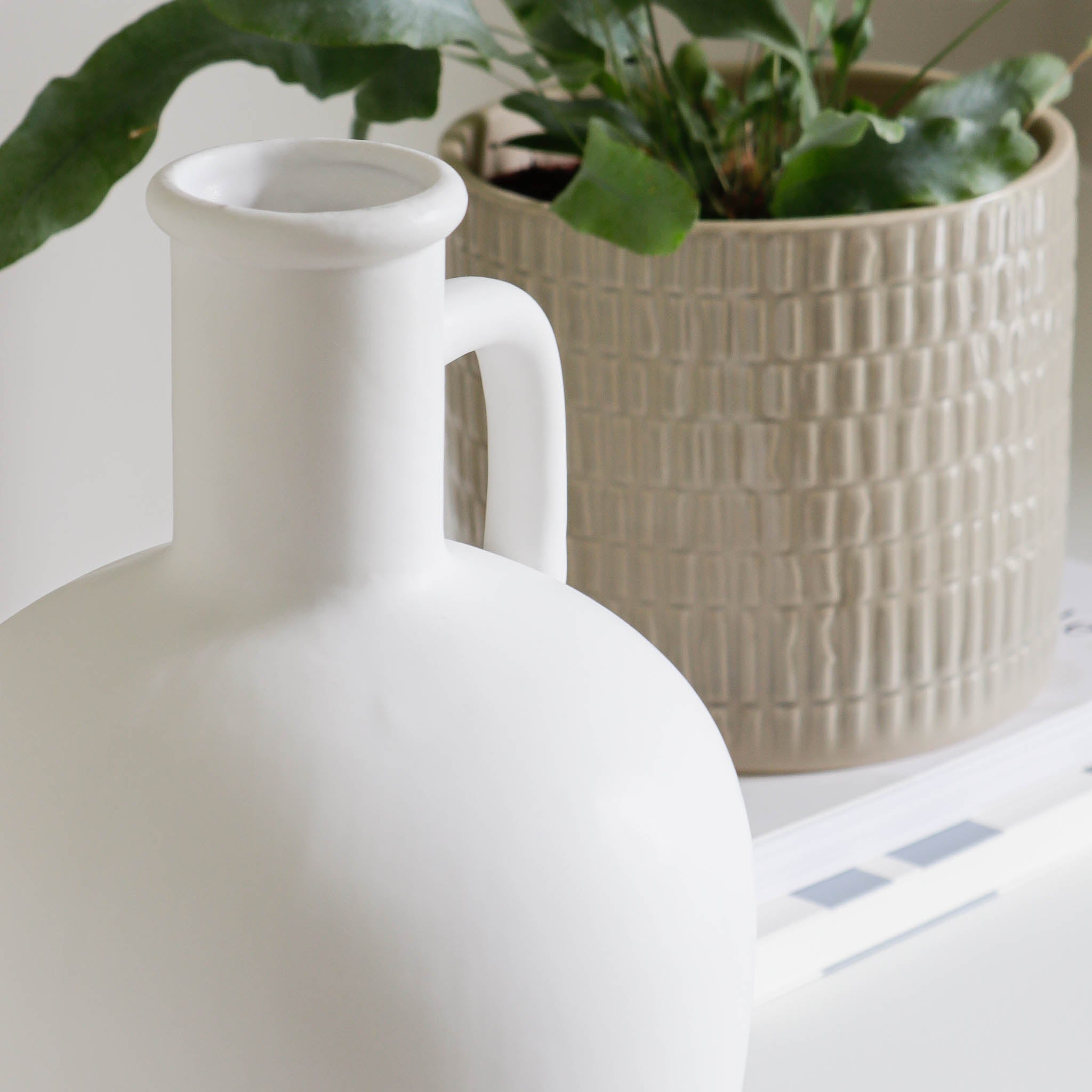 White Jug Vase Marquis & Dawe